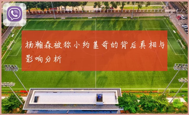 杨瀚森被称小约基奇的背后真相与影响分析