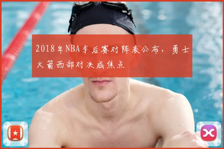 2018年NBA季后赛对阵表公布，勇士火箭西部对决成焦点
