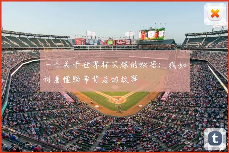 一个关于世界杯买球的秘密：我如何看懂赔率背后的故事